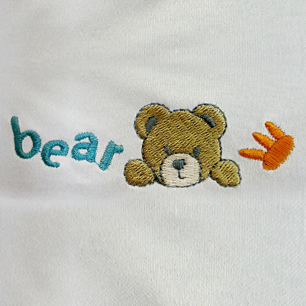 bordado convencional logo bear
